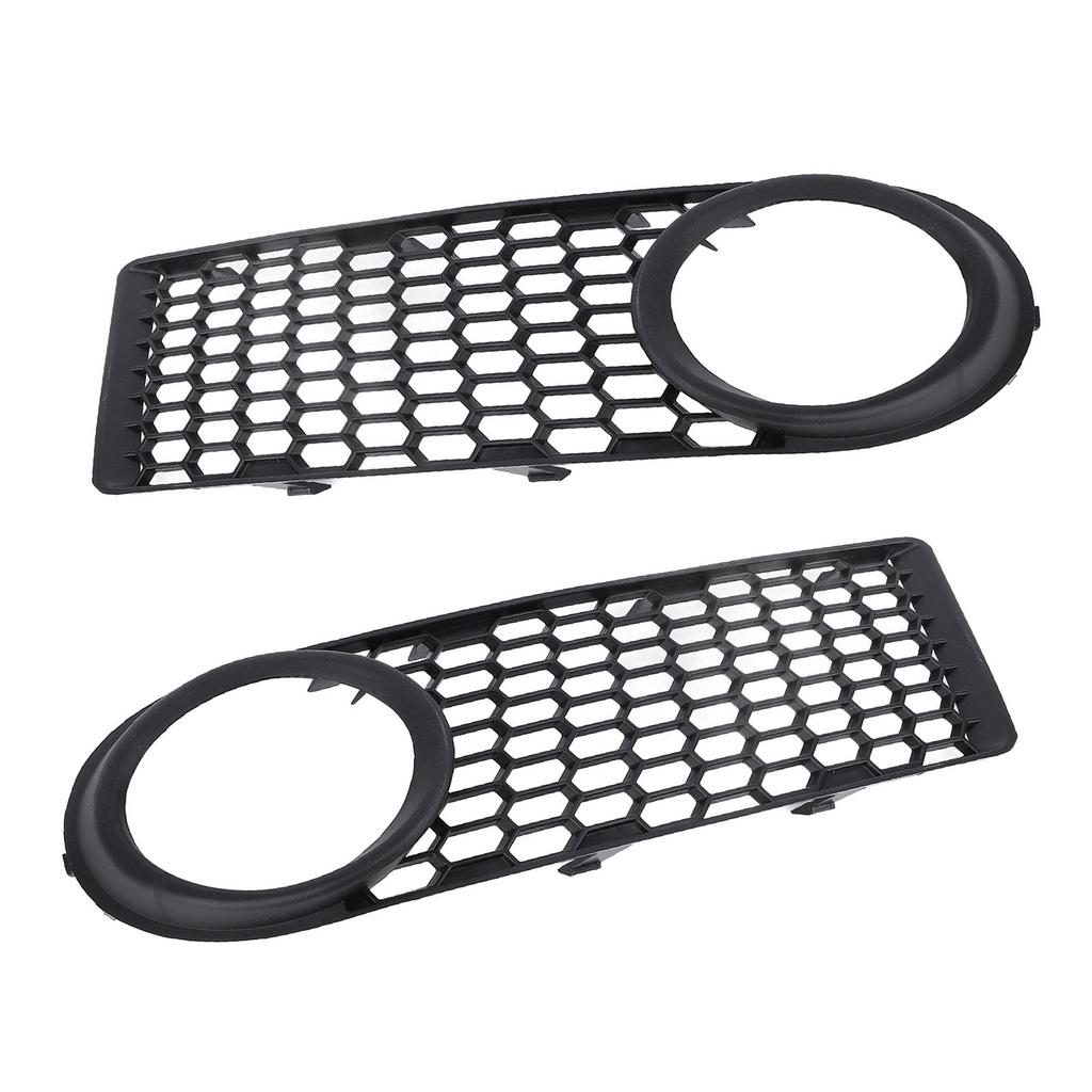 Front Bumper Fog Light Grill Shockproof Scratch Resistant Decorative Fog Lamp Cover Grill for Conver