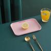 Tea Tray Living Room Cup Tea Cup Tray Household Rectangular Water Cup Tea Cup Tray Fruit Tray Nordic Plastic
