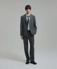 NONBLANK Wool Blend Ribbed Semi-Overfit Blazer_Grey