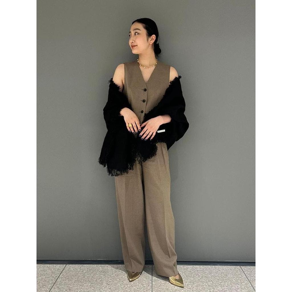 Used This season's new ASAUCE MELER Belgian linen stole in black
