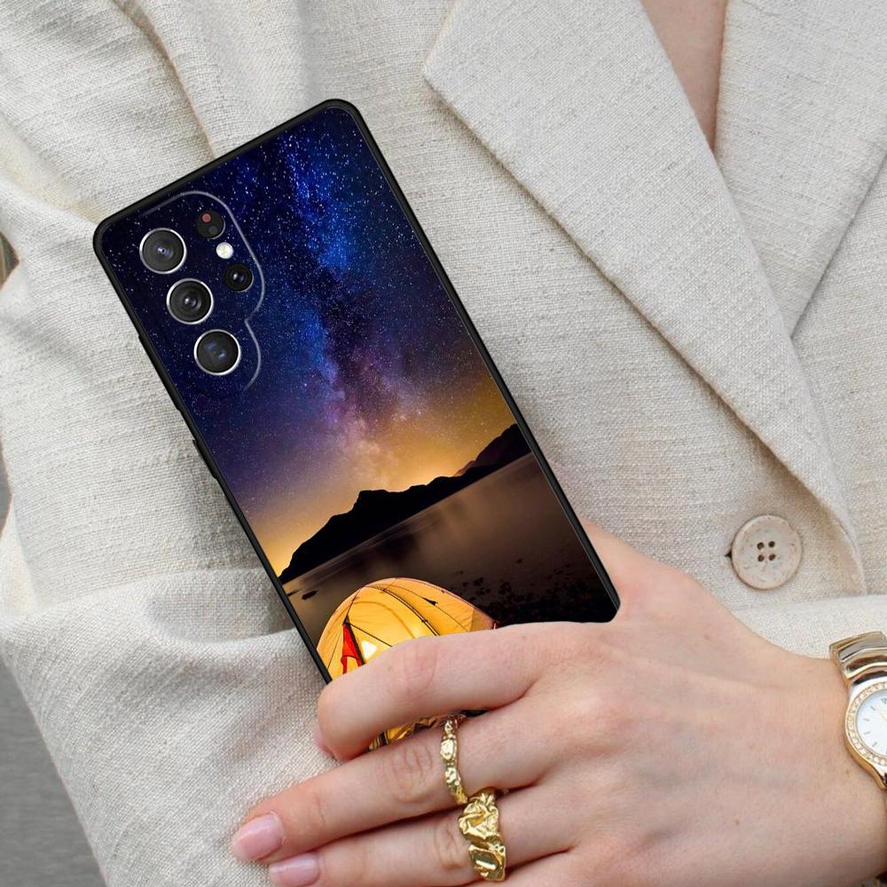 Camping Nature Mountain SOFT Cell Phone Case for Samsung Galaxy S26 Ultra S25 S24 S23 S22 S21 S20 Note10 Cover