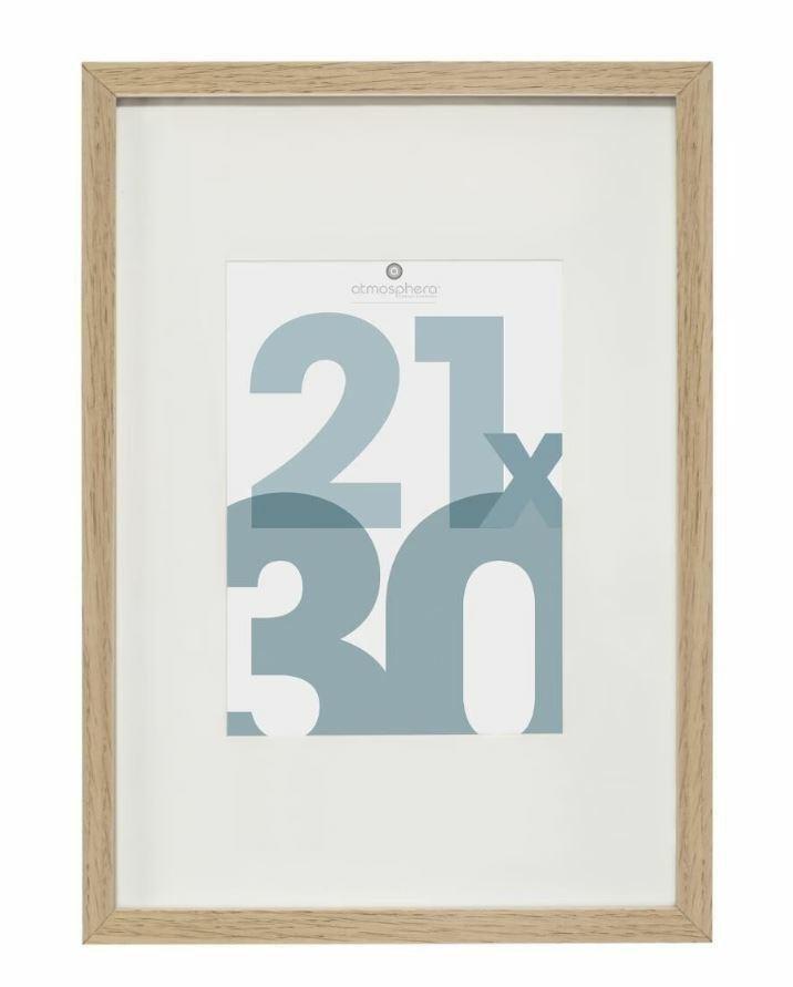 Wood slim photo frame 21x30cm