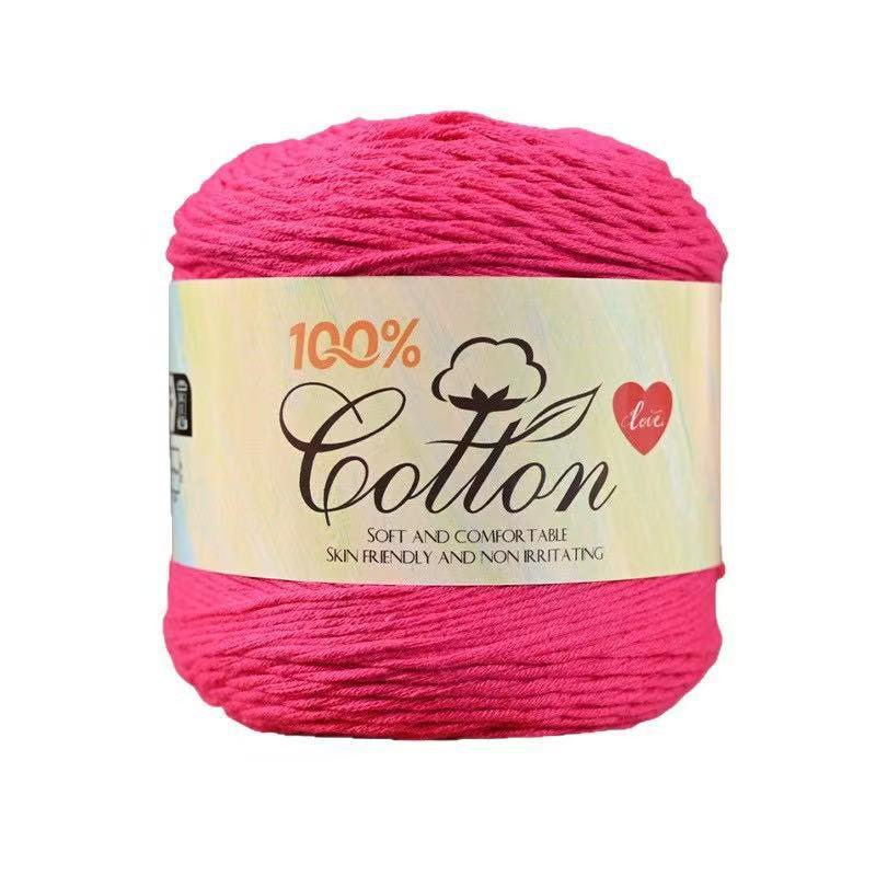 75g Medium Cotton Yarn Cake for Baby Sweater & Crochet Hat - Skin-friendly, Hand-knitted