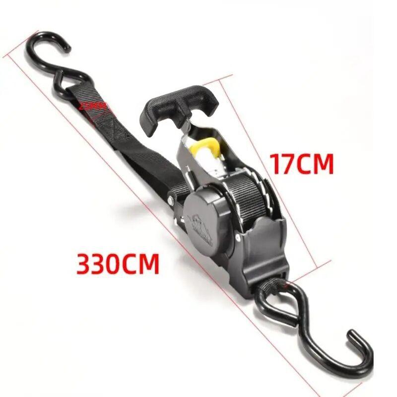 Retractable Auto Ratchet Strap Automatic Shrink Bundle Tape Retractable Belts For Motorcycles Convenience Luggage Straps