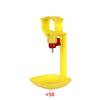 50PCS Chicken Automatic Drinking Cup Plastic Nipple Hanging Cup Drinking Bowl Water Supply Poultry Quail Chick Drinking Tool