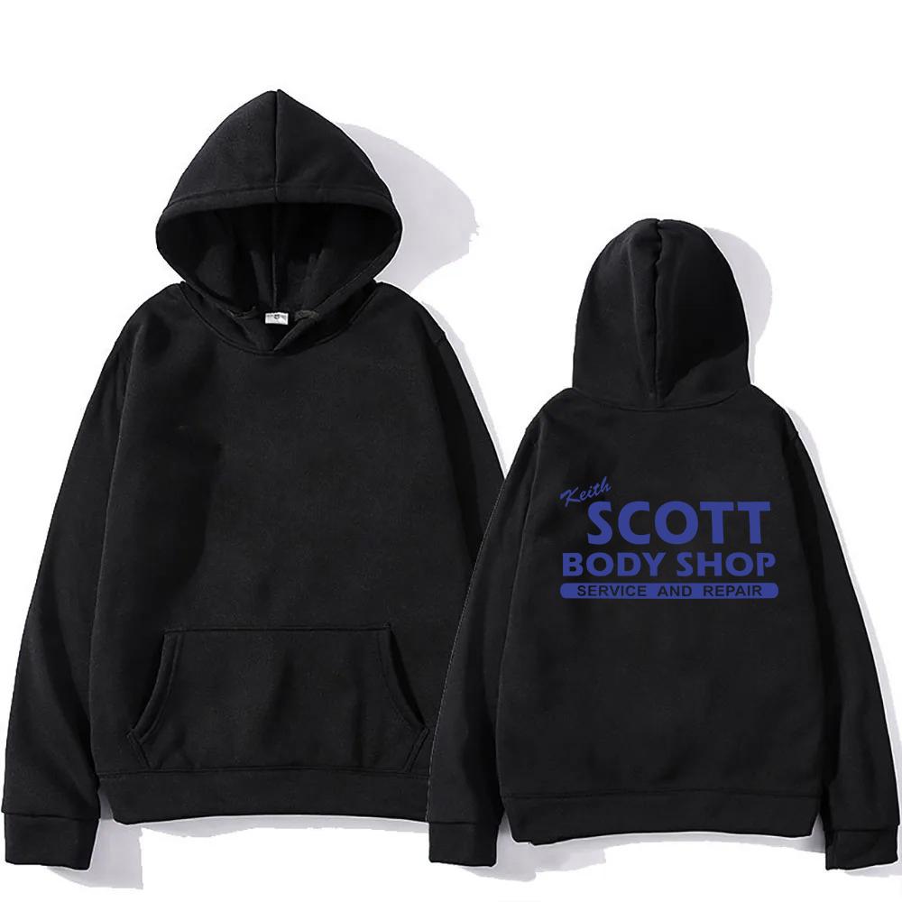 Keith Scott Body Shop Hoodie One Tree Hill Funny Women/men Harajuku Aesthetic Hoodies Autumn Winter Pullover Sweatshirt Vintage