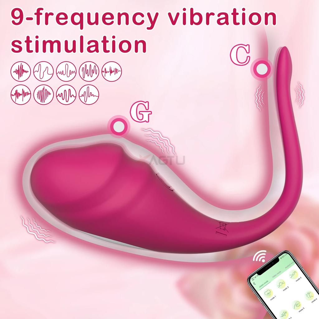 Wireless Vibration Love Egg Vibrator Vaginal G Spot Vibrating Stimulator Wearable Bluetooth App Control Sex Toys For Adult Women