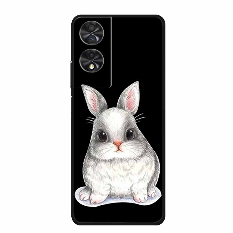 

Чорний силіконовий чохол для TCL 50 SE Чохол Coque М яка задня кришка для телефону TCL 40 NxtPaper 4G 505 50 50 XE 5G Чохол Funda Мультяшний кіт TCL 505