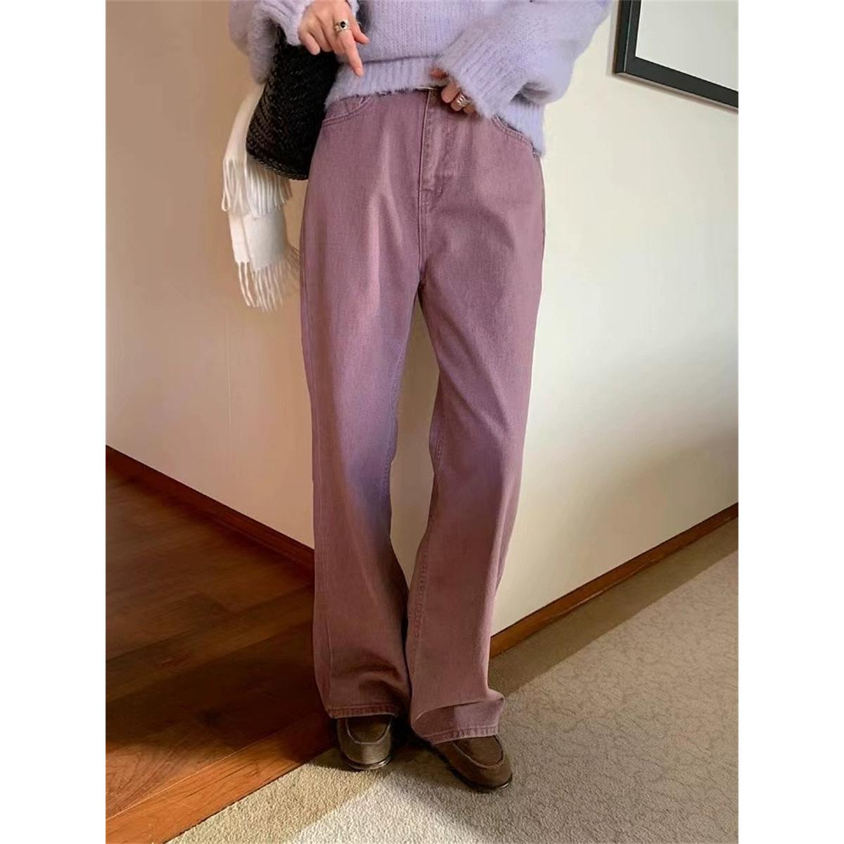 Spring 2026 Korean Designer Signature Retro Casual Jeans Small