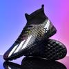 High Top Football Shoes Men's AG Long Nails TF Shredded Nails Children Older Boys Students Into Artificial Turf Training Shoes