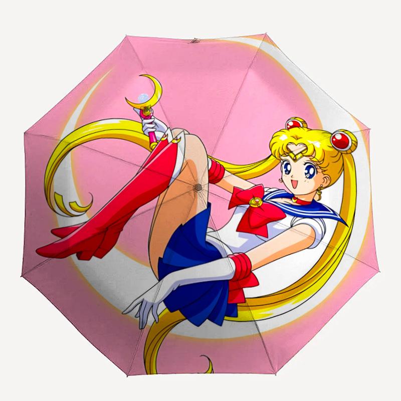 

1pc Sailor Moon Automatic Opening/closing Umbrella, Windproof, Foldable Sunshade, Perfect Gift for Friends, Durable Handle y250812112