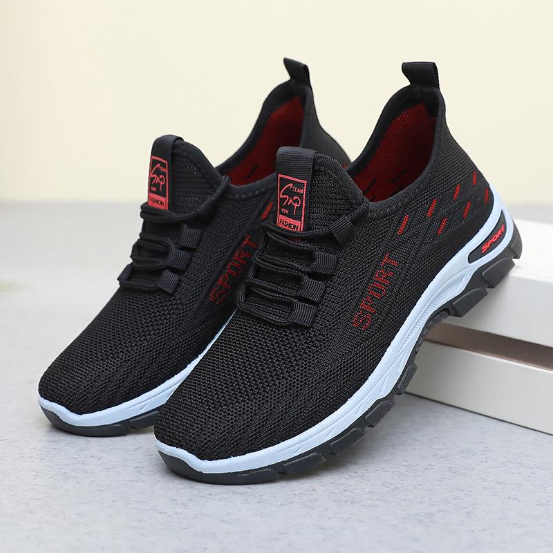 2026 Women's Fly Knit Breathable Casual Shoes - Lightweight, Soft Sole Sports Design for Couples