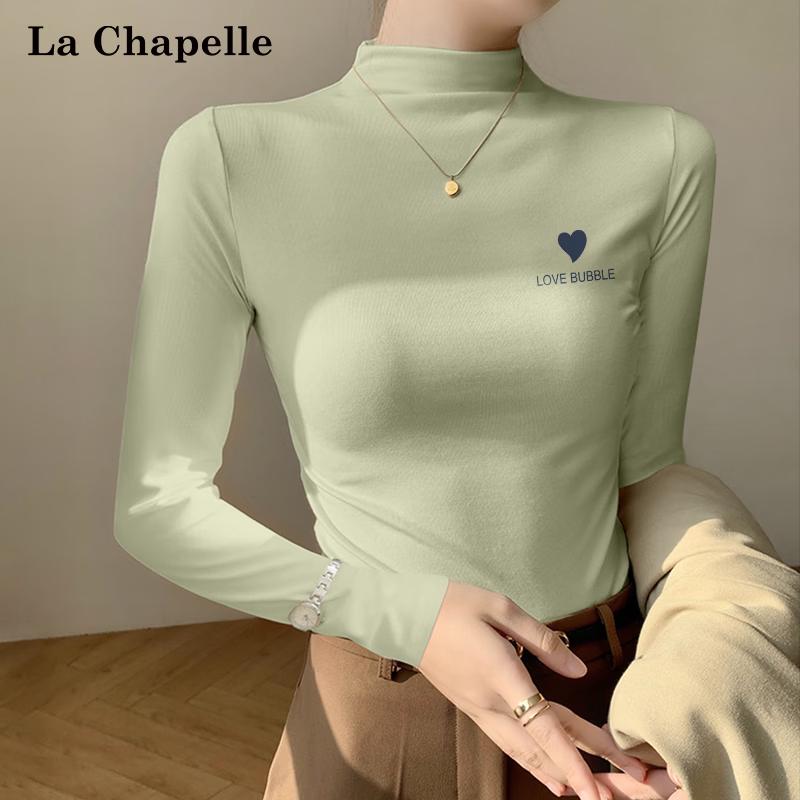 La Chapelle Women s Thermal Mock Neck Top L
