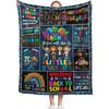 Back To School Teachers' Day Gift Blanket, Gifts For Teachers Throw  Soft Cozy Educational Blankets For Couch Bed Sofa Chair