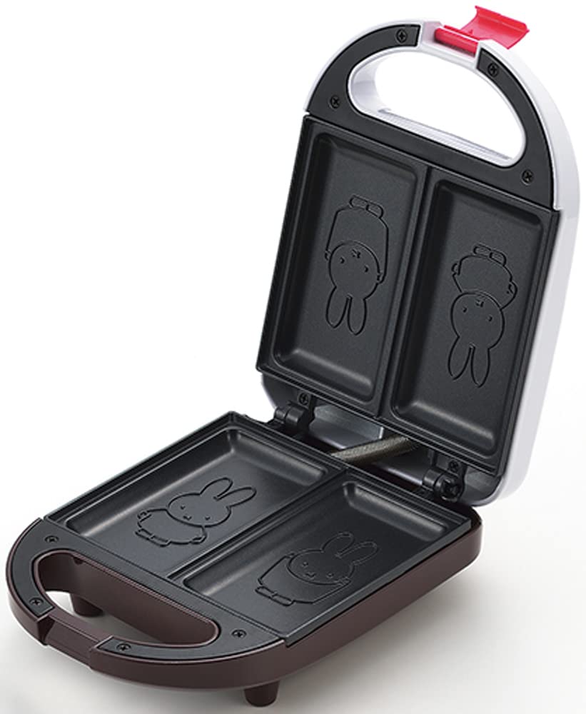 Tamahashi Hot Sandwich Maker (Half Size) with Miffy Design (Toasts to the Crust, Breakfast) DB-207