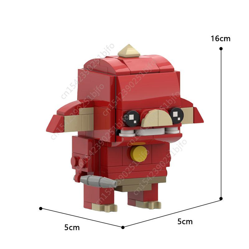 Moc Game Seria de filme Brickheadz Figura de acțiune Blocuri de construcție Asamblare Model Anime Figura Personaj de film Cărămizi Jucărie Copil