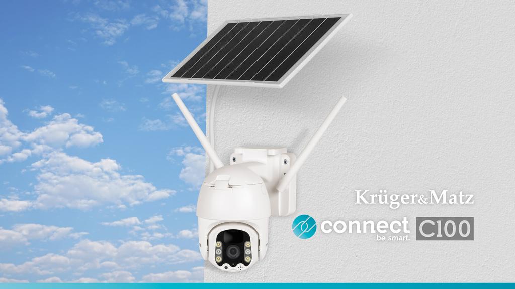 Kruger&Matz Connect C100 Solar 4G Outdoor Camera