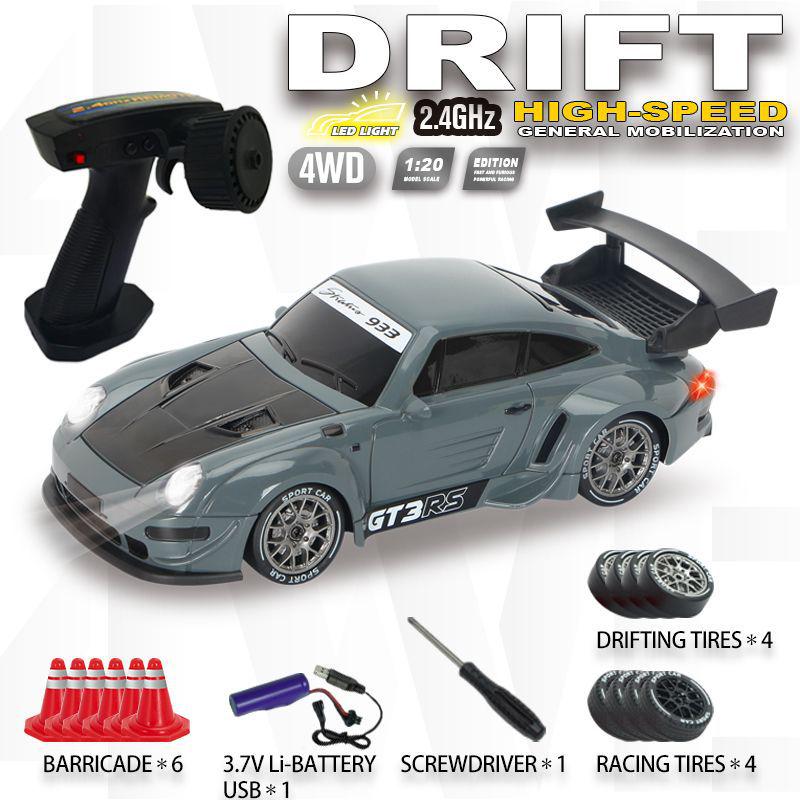 High-Speed RC Drift Car: Rechargeable Electric Toy with Four-Wheel Drive for Kids