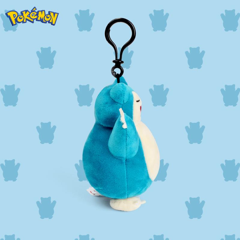 Genuine Animal Series Pikachu Snorlax Kawaii Plush Toys Cute Pendant Keyring Keychain Birthday Party Gifts For Kid Boy