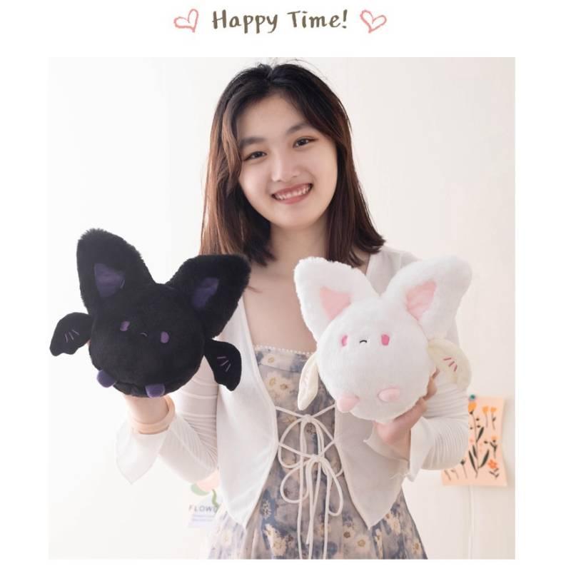 Süßes Halloween-Fledermaus-Rundes Plüsch-Kaninchen-Kissenkissen Großhandel