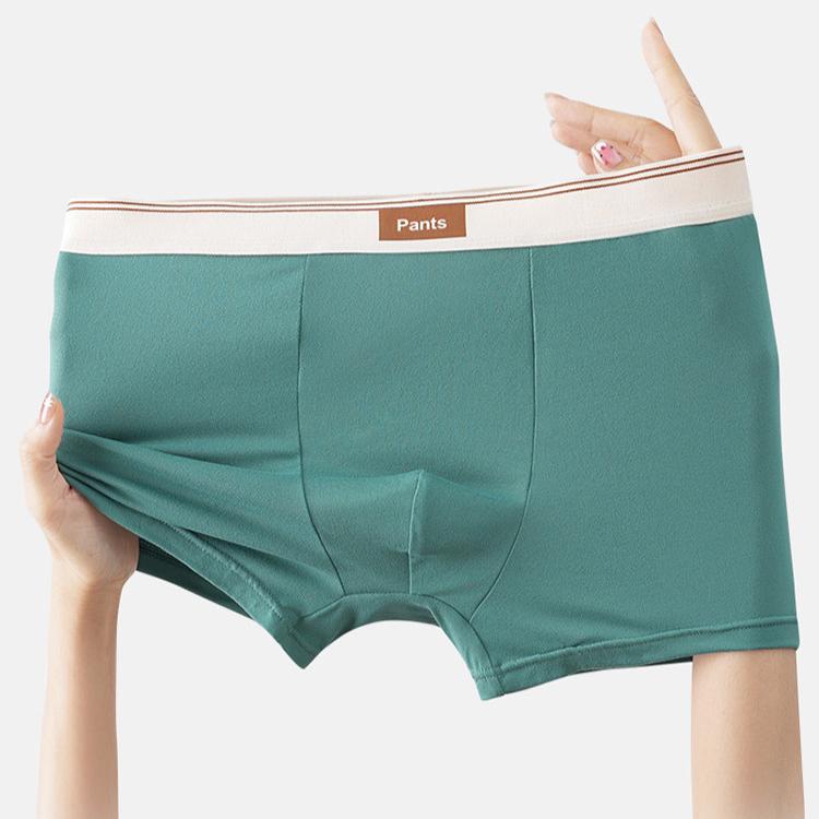 3pcs Men's Underwear Men's Boxer Shorts High Elasticity Breathable Four Cornered Underwear Men's Underwear Boxer Brief