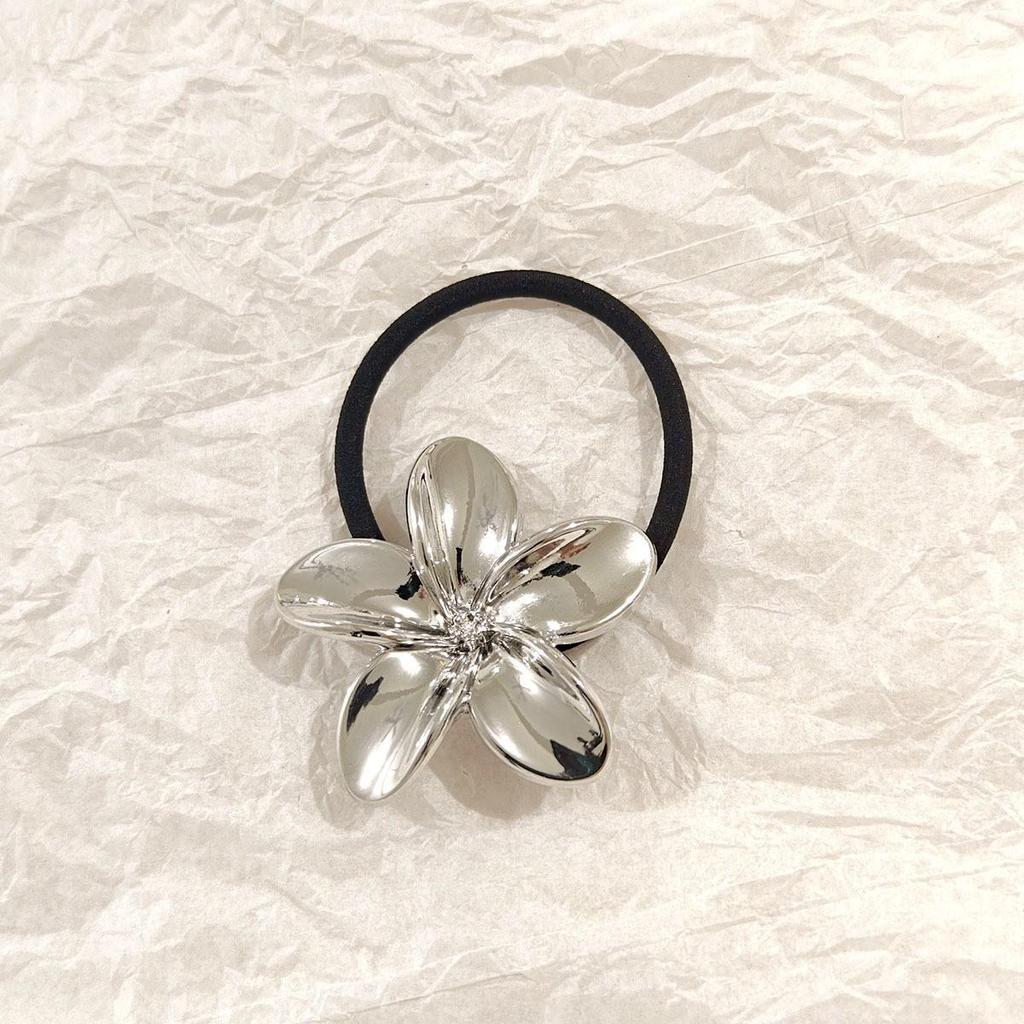 Minimalist Metal Hair Ring - New Korean Style High-End Ponytail Tie Rubber Band.
