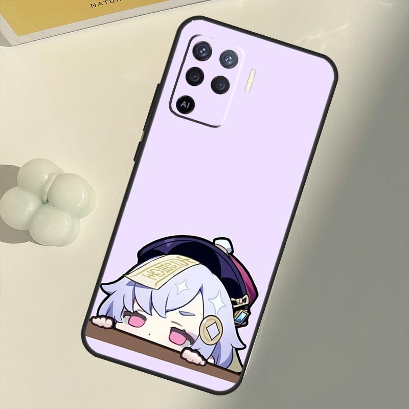 Qiqi Klee Genshin Impact Hülle für OPPO A15 A74 A54 A94 A52 A72 A31 A53 A53S A5 A9 2020 A3S A5S A83 A91 A93 Abdeckung