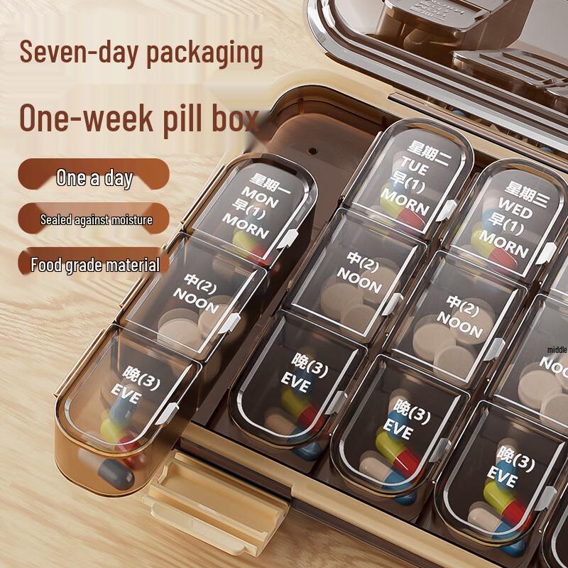 

Портативный органайзер для еженедельных таблеток