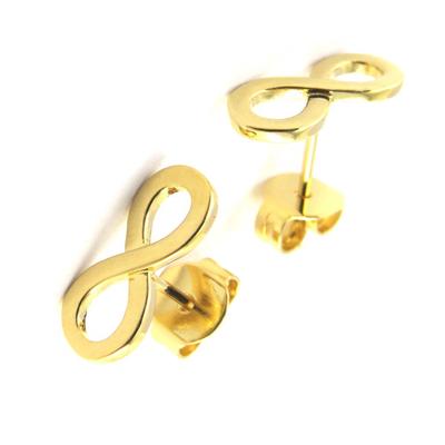 [M7104] - 'Infini' Gold Plated Earrings