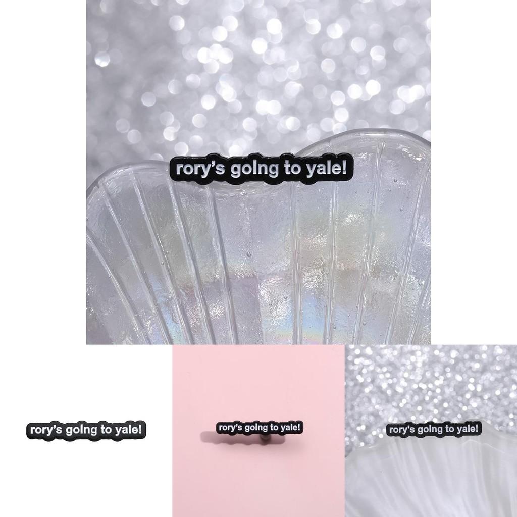 Contemporary Going Rory To Yale Brooch Pin Elegant Enamel Design For Special Celebrations