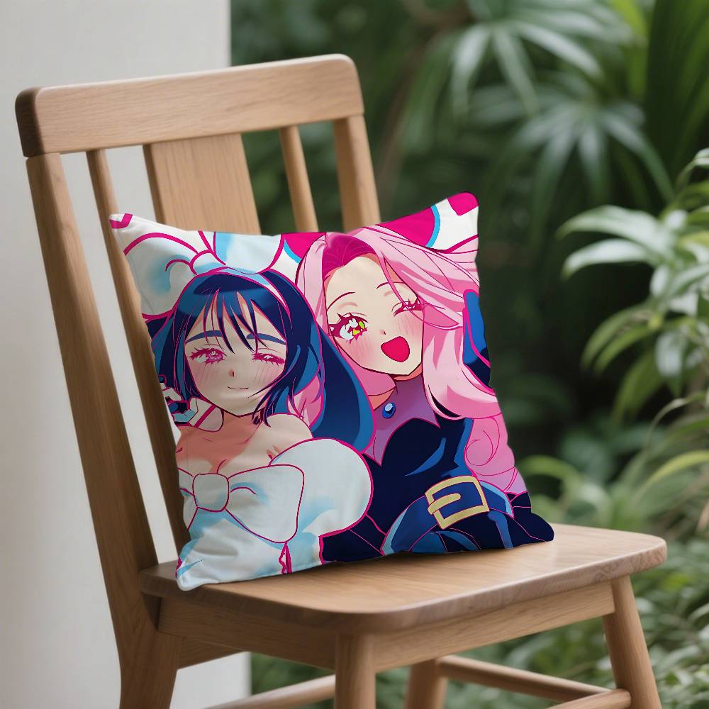 Cute Love Mizi And Sua Pillow Case Cushion Cover Soft Cute Throw Pillow Case For Car Sofa Pillowcase Polyester With Zipper