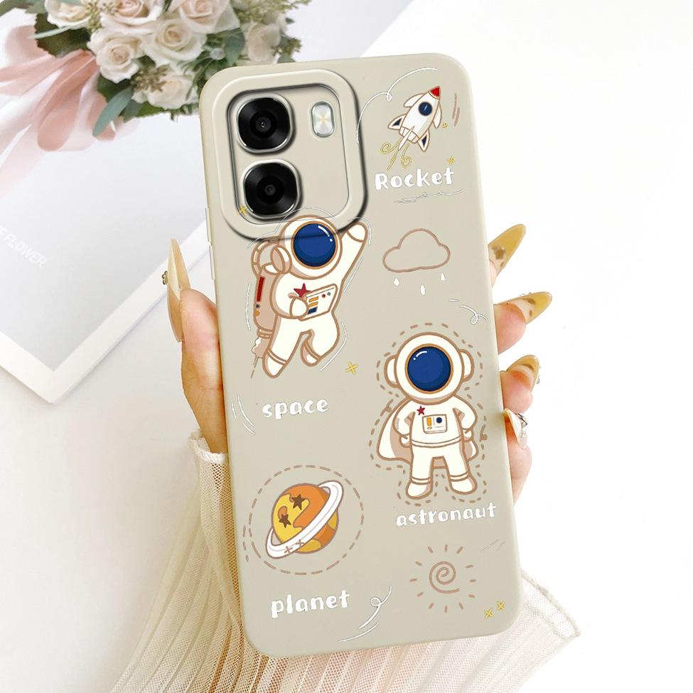 For Oppo A6 4G CPH2817 Casing For Oppo A6 5G Cover Luxury Fashion Cute Funny Painted Silicone Case For Oppo A6 CPH2831 PLT120