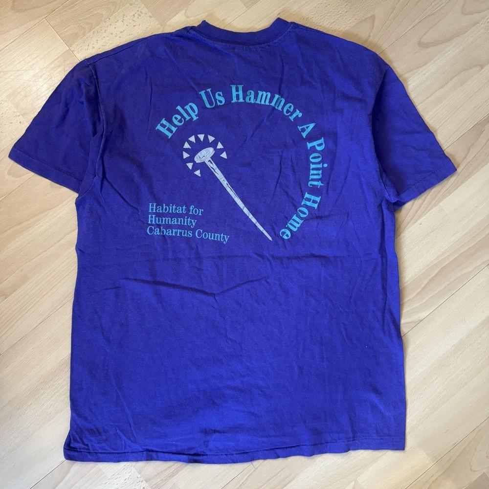 

Vintage 1995 Habitat For Humanity Charity Promo T Shirt Unisex T-Shirt XXXXL