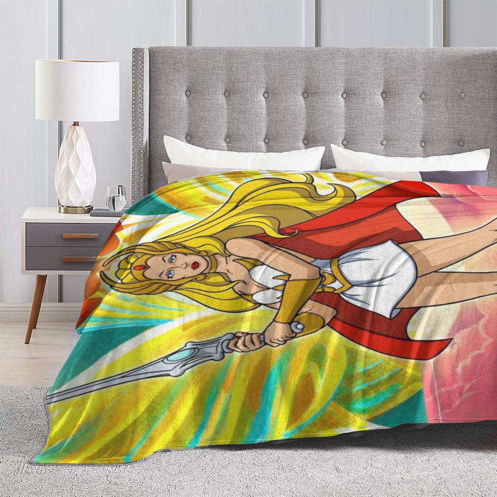 Cozy She-Ra and the Princesses of Power Blanket Merch Sofa Decorative  Blanket Throw Ultra-Soft Fleece for Car