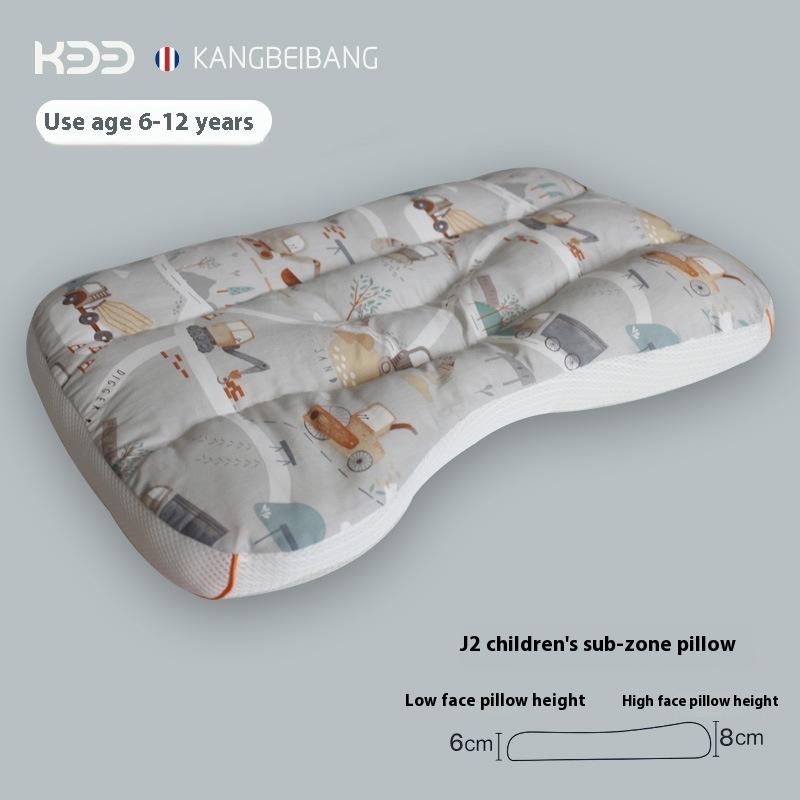 

0-6-12 Years Old Cartoon Children s Pillow Kindergarten Primary School Student Pillow Baby Breathable Rectangular Pillow 6-12 years old