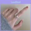 Summer Classy Pearl Ring For Women Featuring Stylish Geometric Design