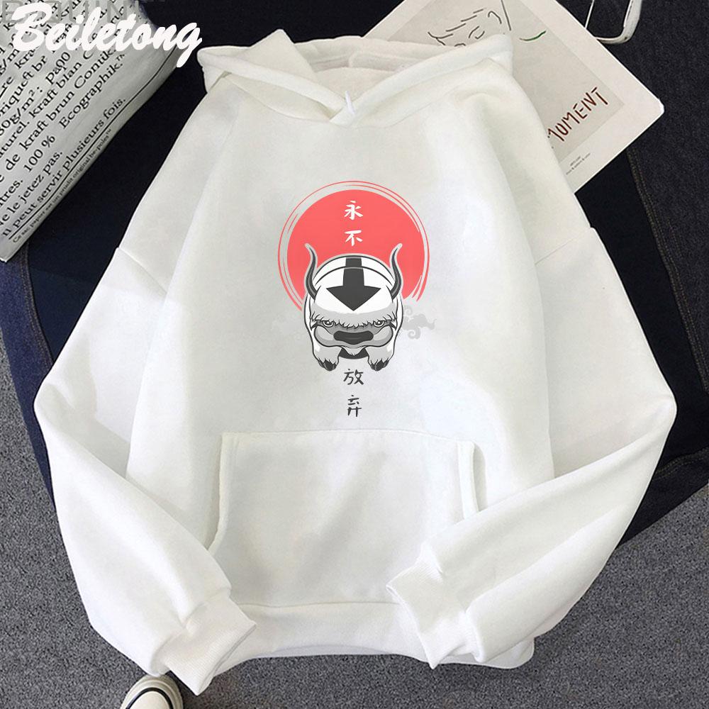 Avatar The Last Airbender Hoodie Cute Print Kawaii Clothes for Girl Pullover Cartoon Funny Sweatshirt Women Harajuku Wram