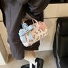 Star with the Same Sweet Bow Bag 2025 New Mori Sweet Girl Foreign Versatile Messenger Pillow Bag