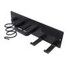 3 In 1 Hair Tool   Wall Mounted Aluminum Alloy Hair Dryer Curling Iron Flat Iron Holder