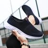 New shoes summer hollow breathable mesh shoes men's thick-soled lightweight casual sports shoes lazy shoes