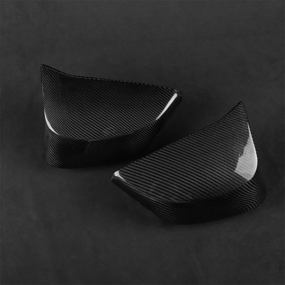 Real Carbon Fiber Side Mirror Cover Caps For Corvette C8 22-24
