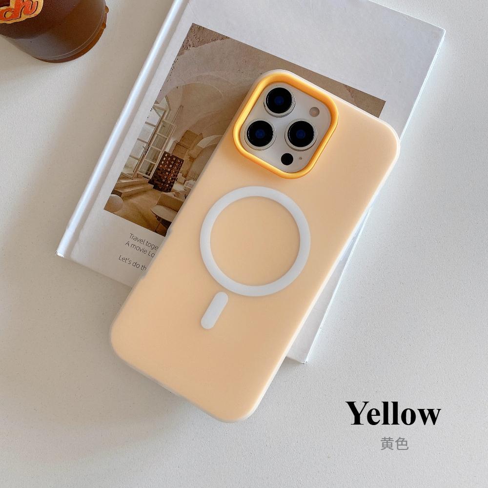 Luxury Candy Matte for Magsafe Case for iPhone 17 Air 16 15 14 13 12 Pro Max 11 16Plus 16E 17Pro Magnetic Clear 2 IN 1 Cover