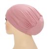 2024 New Soft Elastic Muslim Fashion Hijab Undercaps Women's Headscarf Hat Chemo Hats Hair Care Solid Color Turban Bonnet