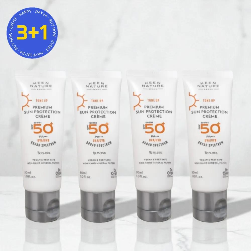 Dr. Orga Premium Sun Protection Tone-Up Mineral Sunscreen 30ml (4 Pieces)