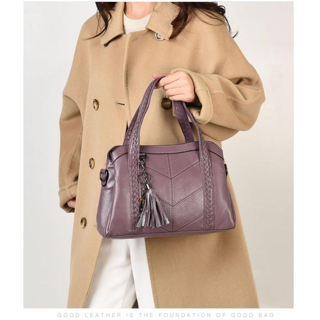 Handbag Women PU Detachable Shoulder Strap Office Daily