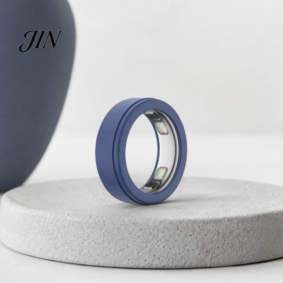 Health Tracking Ring Cover Silicone for Galaxy Ring, Soft Anti-Scratch Protective Sleeve, Ultra-Thin Smart Protector Accessories Women Men Discreet