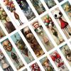 32pcs, bizarre surreal bookmarks, back-to-school season, Christmas, Halloween, suitable for teachers, readers, and birthdays.