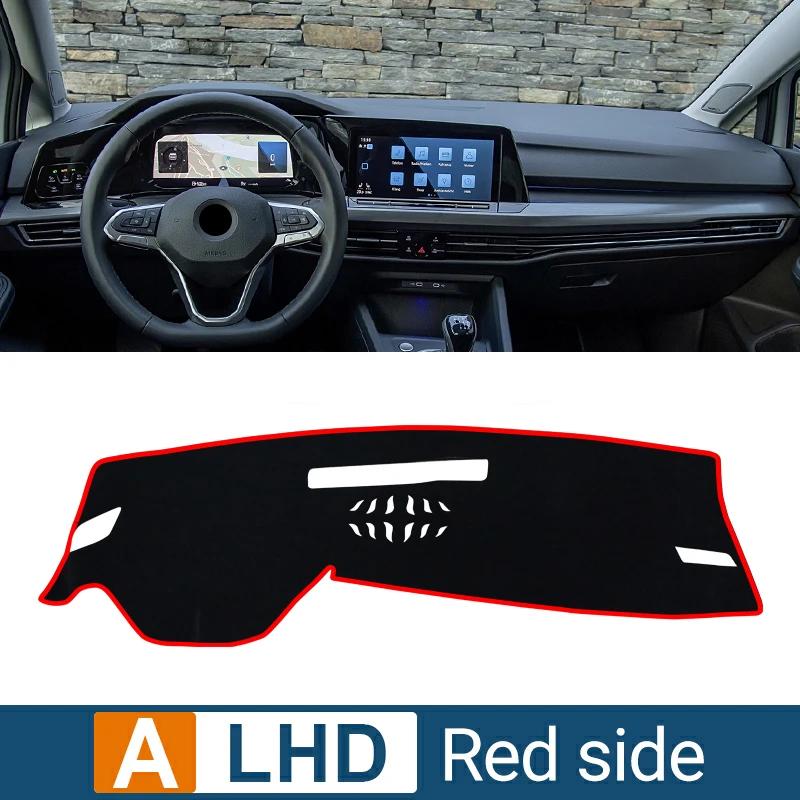 For Volkswagen VW Golf 8 MK8 R GTI -2025 2024    Car Dashboard Mat Sun Shade Non-slip Dash Covers Accessories