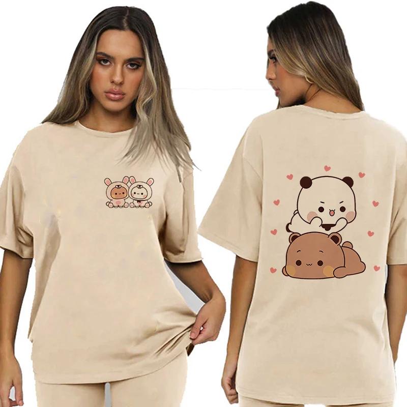 Bubu Dudu Velikost EU Topy Roztomilé tričko Manga Ženy Muži Legrační tričko Grafika Tričko pro volný čas Y2k Streetwear Kreslené gotické oblečení
