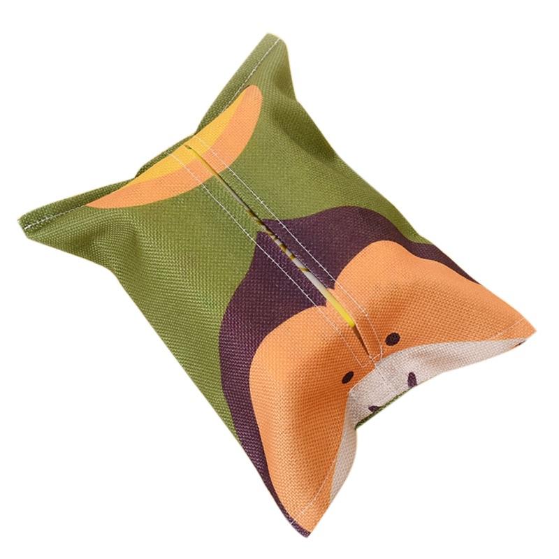 Cartoon Layer Cloth Tissue Box Napkin Cover Holder Home Decor Paper Towel Case
